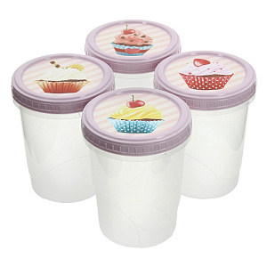 Банка Танго Бытпласт, 0.9л 000000000001170180