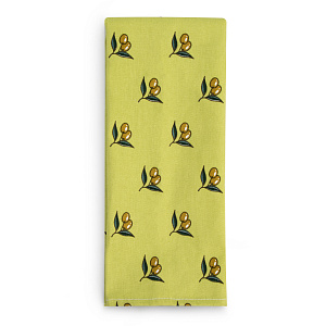 Полотенце кухонное 35х60см СОФТИ Оливки зеленый хлопок 100% 000000000001218608