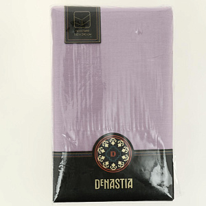 Проcтыня 160x240см DE'NASTIA сиреневый 100%хб сатин C010833 000000000001204359