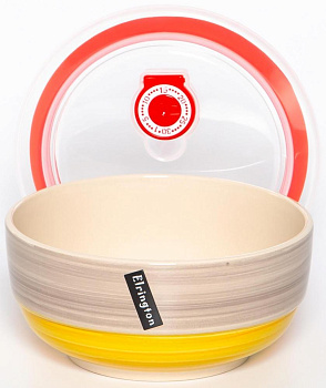 Салатник 15см/800мл ELRINGTON АЭРОГРАФ Сиеста с крышкой керамика 000000000001211160