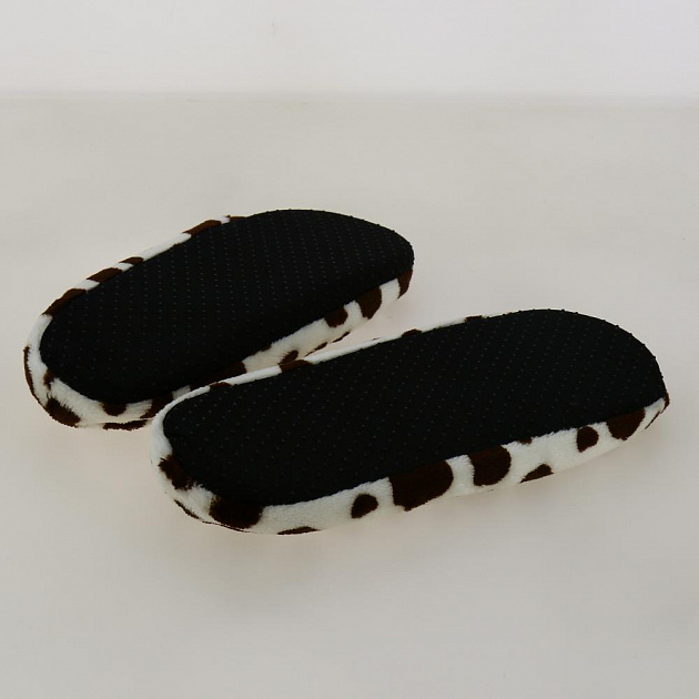 Туфли домашние (тапки) лео коричневый р.38-40 100%пэ J000077(38-40) 000000000001192955