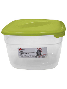 Емкость для СВЧ 2,6л квадратная пластик оливковая роща Bono GR2220ОЛ 000000000001197180