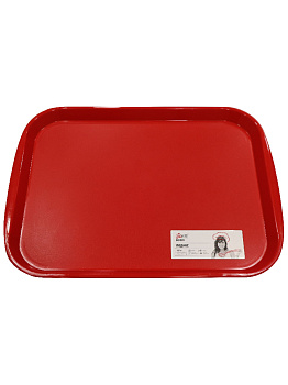 Поднос прямоугольный 36,5*25,5см пластик Bono сочный томат GR1443СТ 000000000001197169