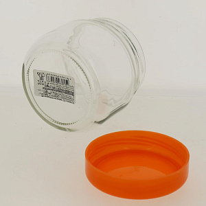 Банка для хранения 350 мл оранжевая крышка 120-13102 000000000001182803