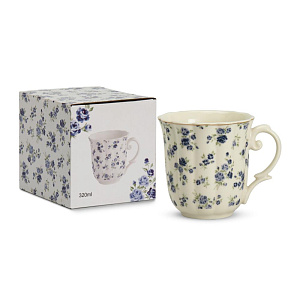 Кружка 320мл Роза подарочная упаковка фарфор 000000000001224409