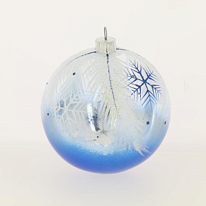 Декоративное украшение 10см Шар 5 БИРЮСИНКА Лоза стекло 000000000001191690