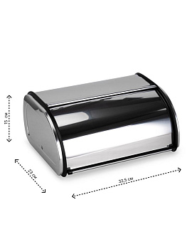 Хлебница 32,5х23х15см нержавеющая сталь 000000000001228320