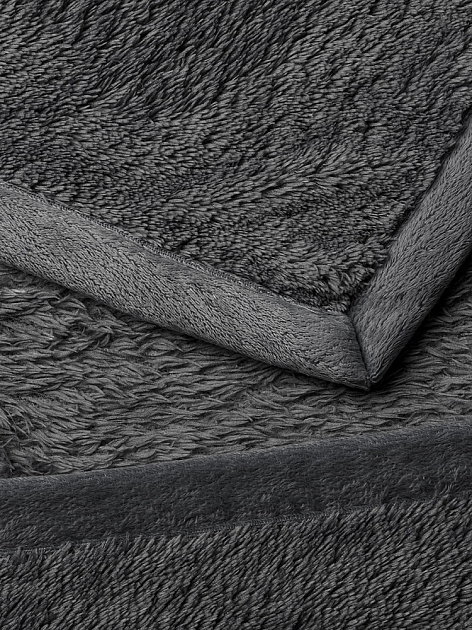Плед 150x200см DE'NASTIA Тедди серый полиэстер 000000000001200527