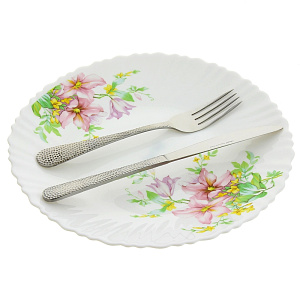 Тарелка обеденная 25,5см FARFORELLE СОНЖЕ опал M22019 000000000001003752