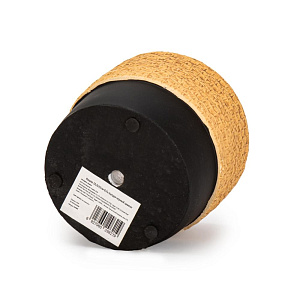 Кашпо 12,5х11см 0,7л Натура черный цемент 000000000001225860