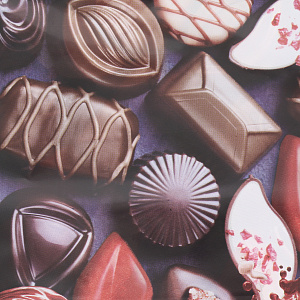 Пакет 30х40см Конфеты 60мкм вырубная усиленная ручка полиэтилен 000000000001212949