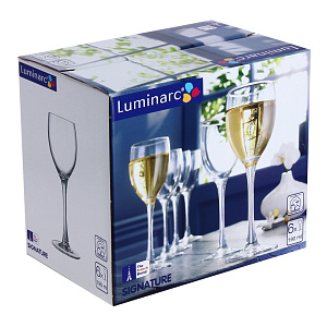 СИГНАТЮР Набор бокалов для вина 6шт 190мл LUMINARC стекло H9995 000000000001101854