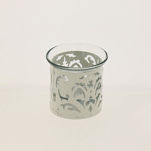 Подсвечник метал стекл ажур микс R000116 000000000001182146