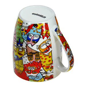 Кружка Кошки 2 Estetica, 360мл 000000000001117483