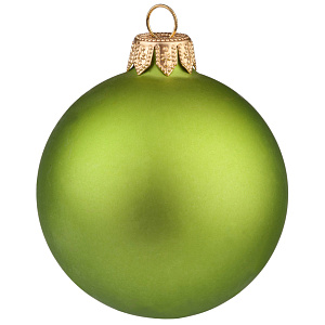 Украшение декоративное Шар 6,5см MOROZCO зеленый матовый пластик 000000000001220374