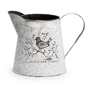 Кувшин металлический 14см белый 000000000001218475