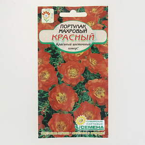 Семена Портулак Красный махровый 0,05г (ссс) ЛИДЕР ПРОДАЖ! СС012675 пакет 000000000001194809