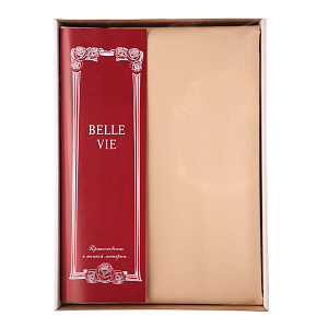 Скатерть Бэль Ви, бежевый, 150?250 см, полиэстер, хлопок 000000000001068308