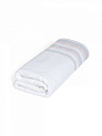 Полотенце махровое LUCKY Бордюр точки 450gsm 70x140 100% хлопок, белый/ розовый D100408 000000000001227651