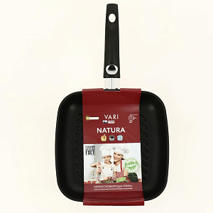 Сковорода Гриль 26см VARI Natura квадратная антипригарное покрытие алюминий 000000000001203526