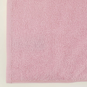 Полотенце махровое 70х140см АЛТЫН АСЫР гладкокрашеное плотность 400гр/м2 без бордюра розовое хлопок 000000000001206091