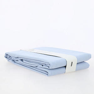 Простыня 200х220см LUCKY светло-голубой поплин хлопок 100% 000000000001213721