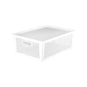 Корзинка с крышкой 41,5х31х15,3см 16,5л ПОЛИМЕРБЫТ TRAYMIX пластик 000000000001213087