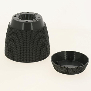 Кашпо 500мл SUN PLASTIK вязание пластик 000000000001188645