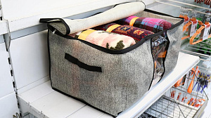 Мешок на молнии 60х40х35см ПОСУДА ЦЕНТР темно бежевый 000000000001187220