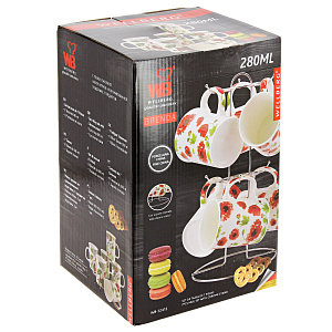 Набор кружек Wellberg, керамика, 7 предметов 000000000001159736