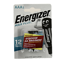 Батарейка ENERGIZER MAX Plus ALKALINE AAA 2шт E92 щелочные E301306503 000000000001204947