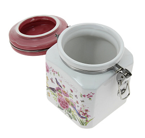 Банка с клипсой для сыпучих продуктов Коралл, 650мл 000000000001153863