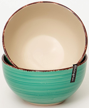 Салатник 14см/500мл ELRINGTON АЭРОГРАФ Изумруд  керамика 000000000001200769