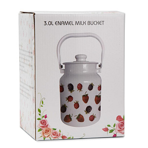 Бидон эмалированный 3л Ягоды эмаль Бидон эмалированный 3л Ягоды эмаль 000000000001223832