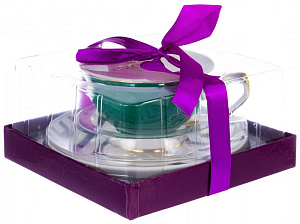 Пара чайная 200мл/блюдце BALSFORD Палитра Янира зелень фарфор 000000000001185934