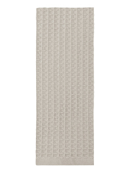 Полотенце кухонное 35x70см DE'NASTIA вафля крупная однотон серый хлопок 100% 000000000001213591