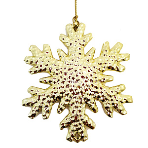ДУ Снежинка золото 9,5x10,5x0,05см 77951 000000000001179727