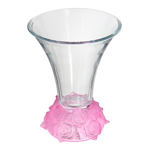 РОЗА ФРОСТ РОЗОВАЯ Ваза 25,5см 8K931/1/72R68/255 000000000001116067