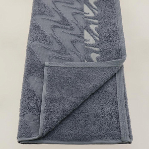 Полотенце 50х90см ДМ Брилианс махровое плотность 400гр/м серый 100% хлопок ПЛ2601-3873,16-3850 000000000001198583