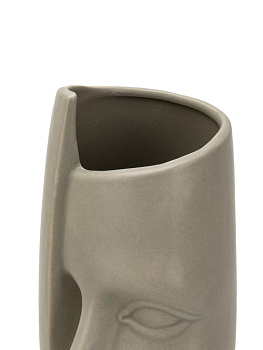 Ваза 11,5х21,5см Фьюжн серый керамика 000000000001225897