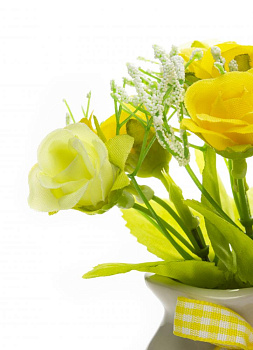 Цветок искусственный "Роза"13смR010475 000000000001189338