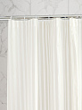 Шторка для ванной 180x200см DE'NASTIA mat stripe белый ПЕВА 000000000001226767