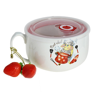 Бульонница Wellberg, фарфор 000000000001158085