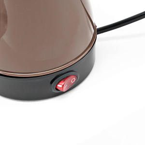 Турка электрическая LuazON LTE-601, 250 мл, 600 Вт, защита от включения без воды, коричневая 000000000001187322