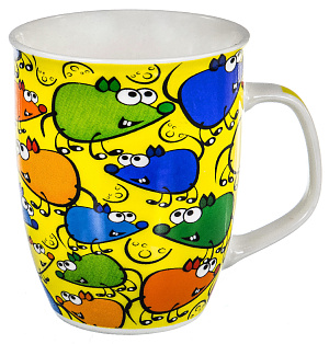 Кружка 350мл, NEW BONE CHINA,упаковка-гофрокороб, УДИВИТЕЛЬНЫЙ МИР,170-08029 000000000001192695