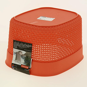 Корзина для хранения PLAST TEAM OSLO 6л коралл РТ1351/ПЦСКОРАЛ 000000000001187589