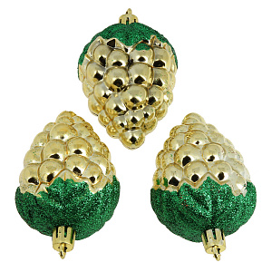 Набор декоративных украшений ВиноградПосуда Центр, 7 см, 3 шт. 000000000001161820