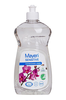 Экологичное гипоаллергенное средство для посуды Mayeri 0,5 л.для асматиков и людей с чувсвительной кожей, безопасно для окружающей с 000000000001195422