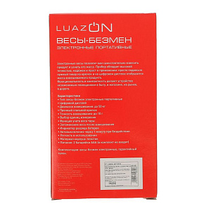 Безмен электронный LuazON LV-401,  до 50 кг, черный 1146996 000000000001186372