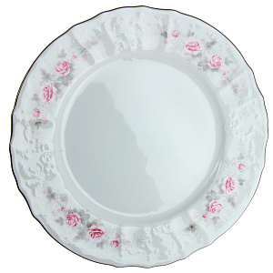 Тарелка Бледные Розы Люкс Хауз, 25 см 000000000001005687
